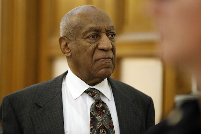 Cosby at a hearing today.